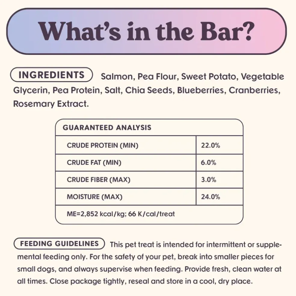 Bundle x Joy Salmon Superfood Jerky Bars for Dogs