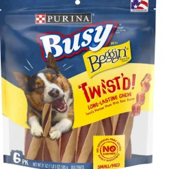 Busy Beggin' Twist'D! Long-Lasting Chew Small & Medium Dog Treat