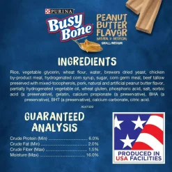 Busy Bone Peanut Butter Flavor Long-Lasting Chew Small & Medium Dog Treats