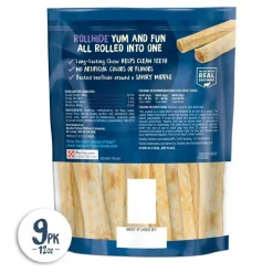 Busy Bone Rollhide Long-Lasting Chew Small/Medium Dog Treats, 9 Count