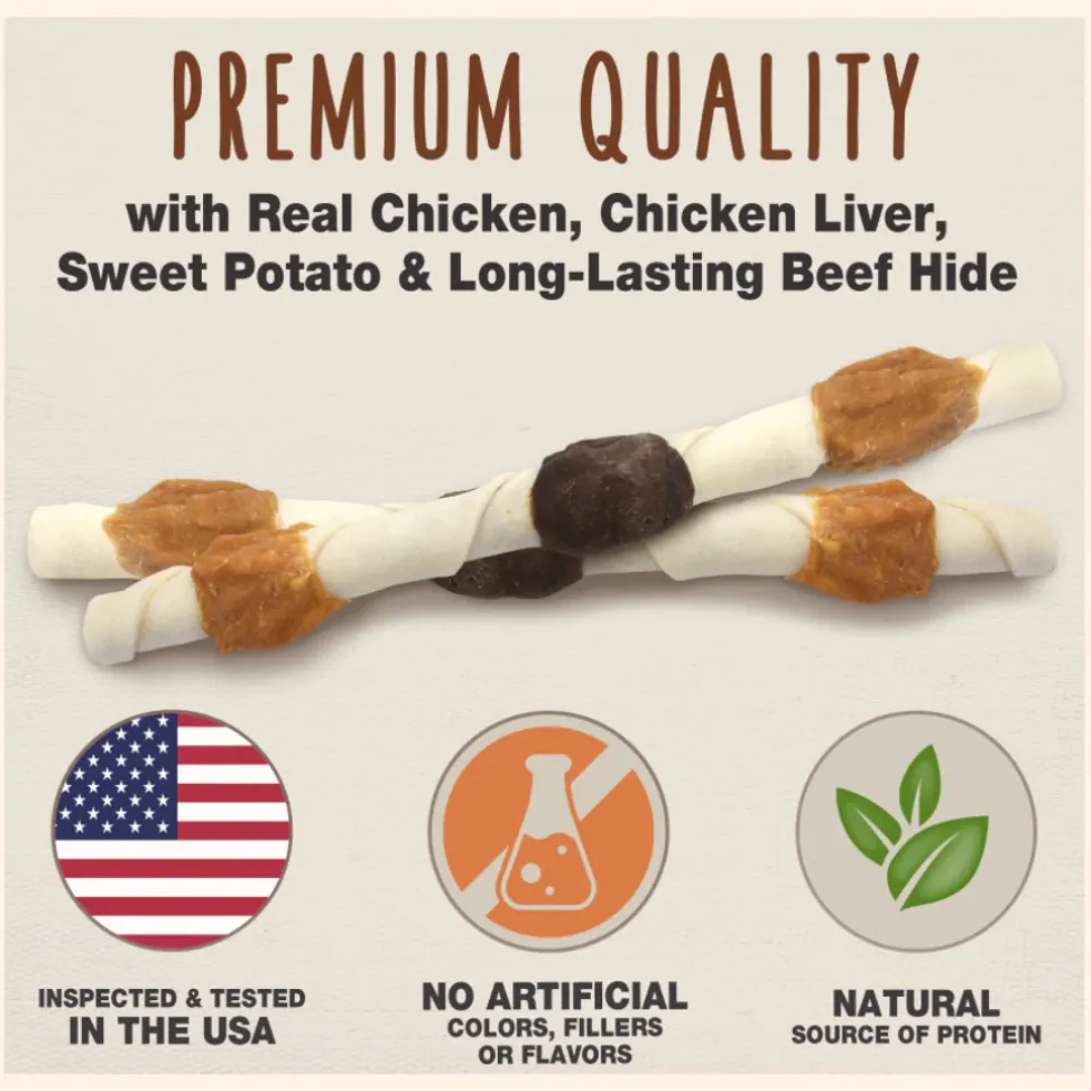 Cadet Gourmet Beef Hide X-LARGE Shish Kabob Dog Treats