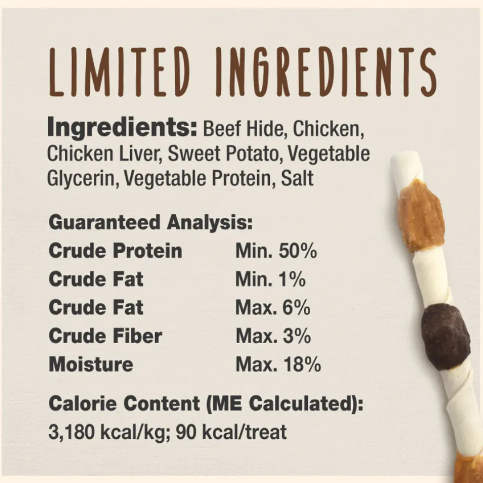 Cadet Gourmet Beef Hide X-LARGE Shish Kabob Dog Treats