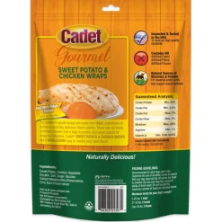 Cadet Gourmet Chicken-Wrapped Sweet Potato Treats for Dogs (14 oz)