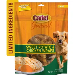 Cadet Gourmet Chicken-Wrapped Sweet Potato Treats for Dogs (14 oz)