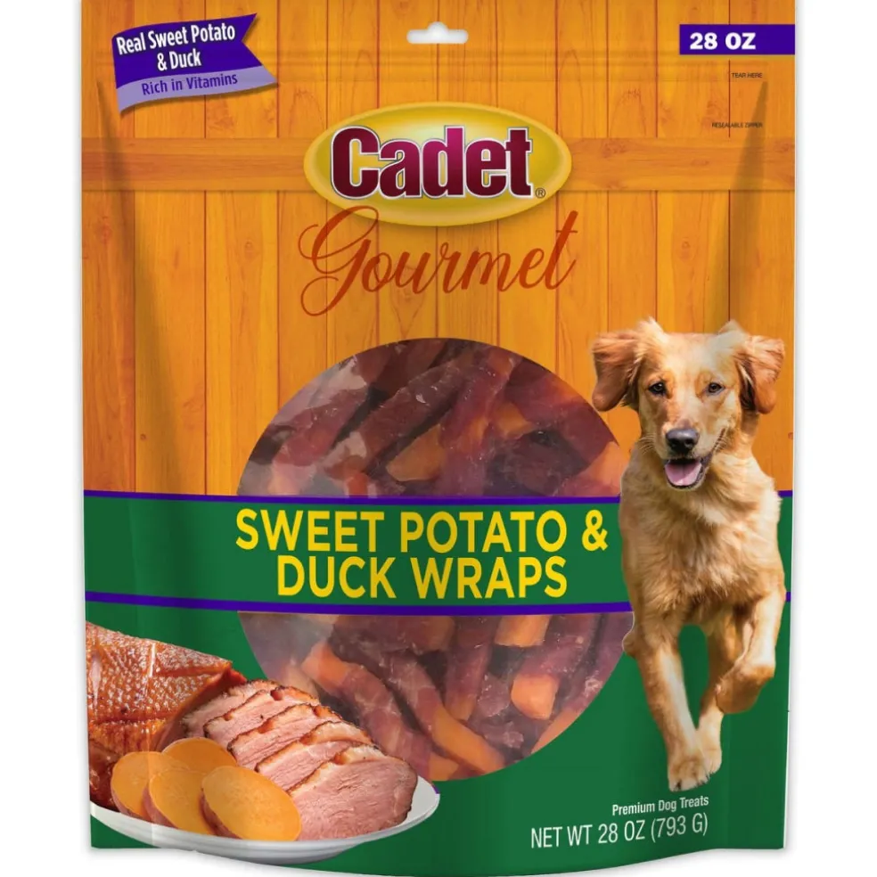Cadet Gourmet Sweet Potato & Duck Wrapped Treats for Dogs