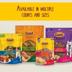 Cadet Gourmet Sweet Potato & Duck Wrapped Treats for Dogs