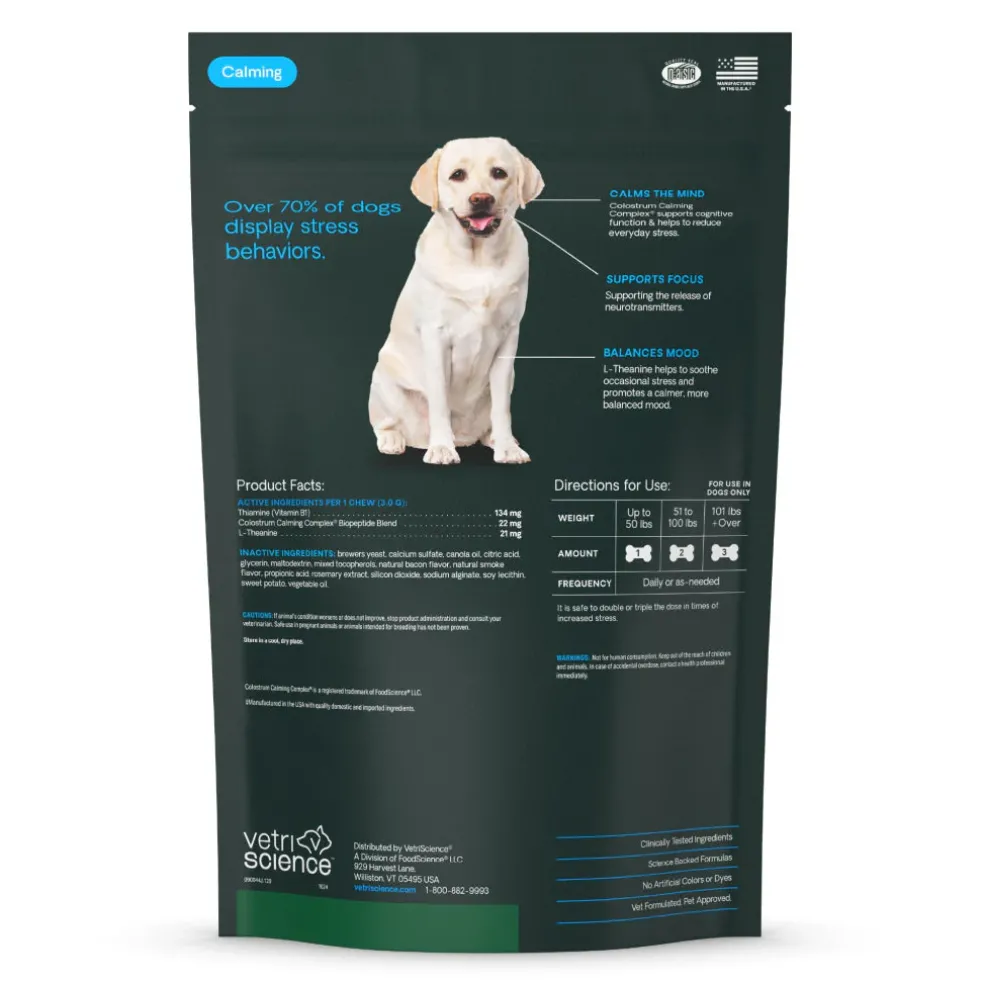 Calm & Confident Chews Bacon Flavor for Dogs