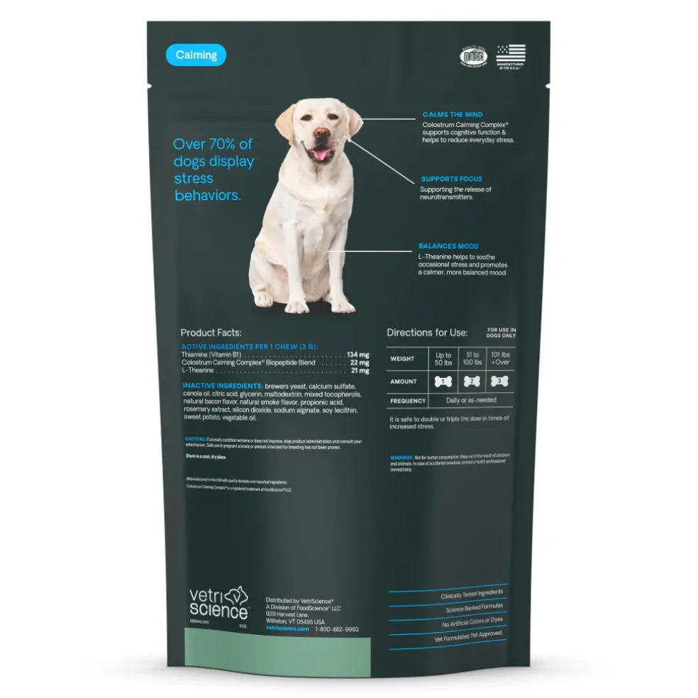 Calm & Confident Chews Bacon Flavor for Dogs