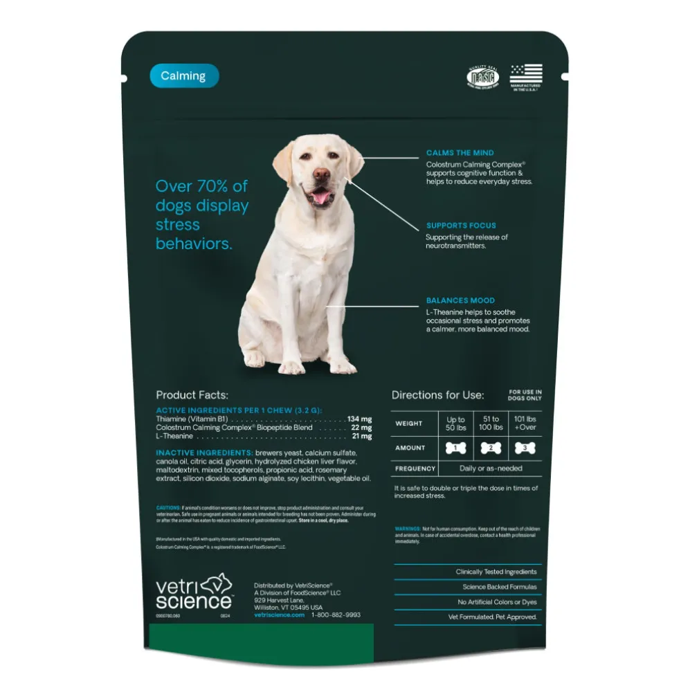 Calm & Confident Chews for Dogs Chicken Flavor