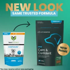 Calm & Confident Chews for Dogs Peanut Butter Flavor