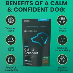 Calm & Confident Chews for Dogs Peanut Butter Flavor