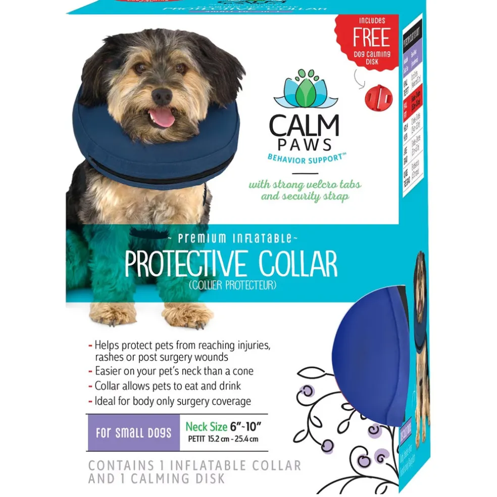 Calm Paws Inflatable Protective Collar for Dogs & Cats