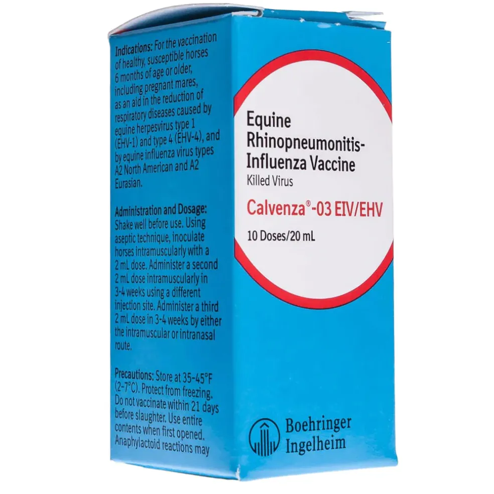 Calvenza-03 EIV/EHV Equine Vaccine, 20ml, 10 Doses