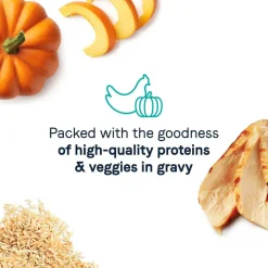 CANIDAE Balanced Bowl Chicken & Pumpkin Recipe in Gravy Wet Cat Food, 3-oz can, case of 24