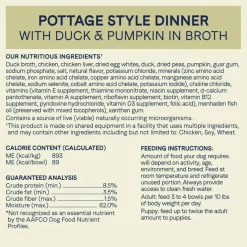 CANIDAE PURE Goodness Petite Small Breed Grain-Free Canned Dog Food Minced w/ Duck & Pumpkin, 3.5-oz case of 12