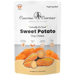 Canine Caviar Dried Sweet Potato Dog Treats