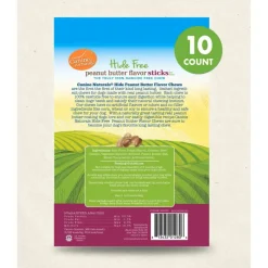 Canine Naturals Hide Free Peanut Butter Flavor Sticks Treats For Dogs