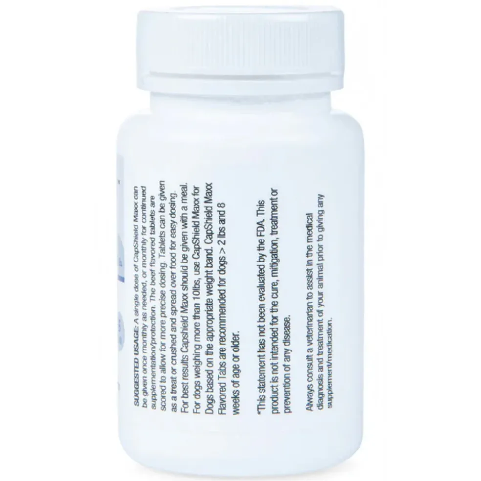 CapShield Maxx Flea Protection Flavored Tablets for Dogs
