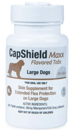 CapShield Maxx Flea Protection Flavored Tablets for Dogs