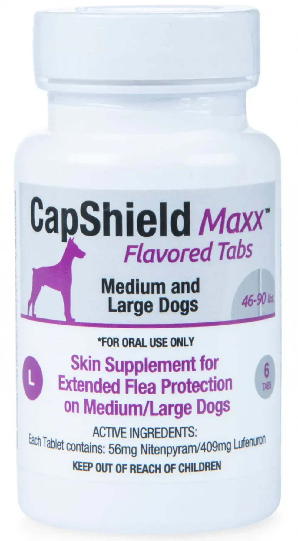 CapShield Maxx Flea Protection Flavored Tablets for Dogs