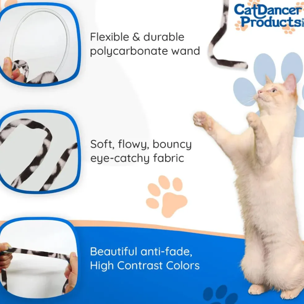 Cat Dancer Charmer Toy For Cats, Color Varies