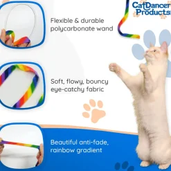 Cat Dancer Rainbow Charmer Toy For Cats