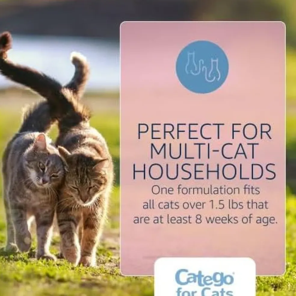 Catego Flea & Tick Spot Treatment for Cats over 1.5 lbs