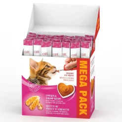 Catit Creamy Chicken & Shrimp Flavor Lickable Treats For Cats