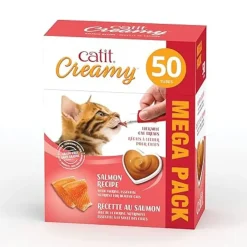 Catit Creamy Lickable Cat Treats, 0.5-oz tubes