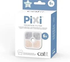 Catit PIXI Drinking Fountain Replacement Filters – Triple Action Filtration