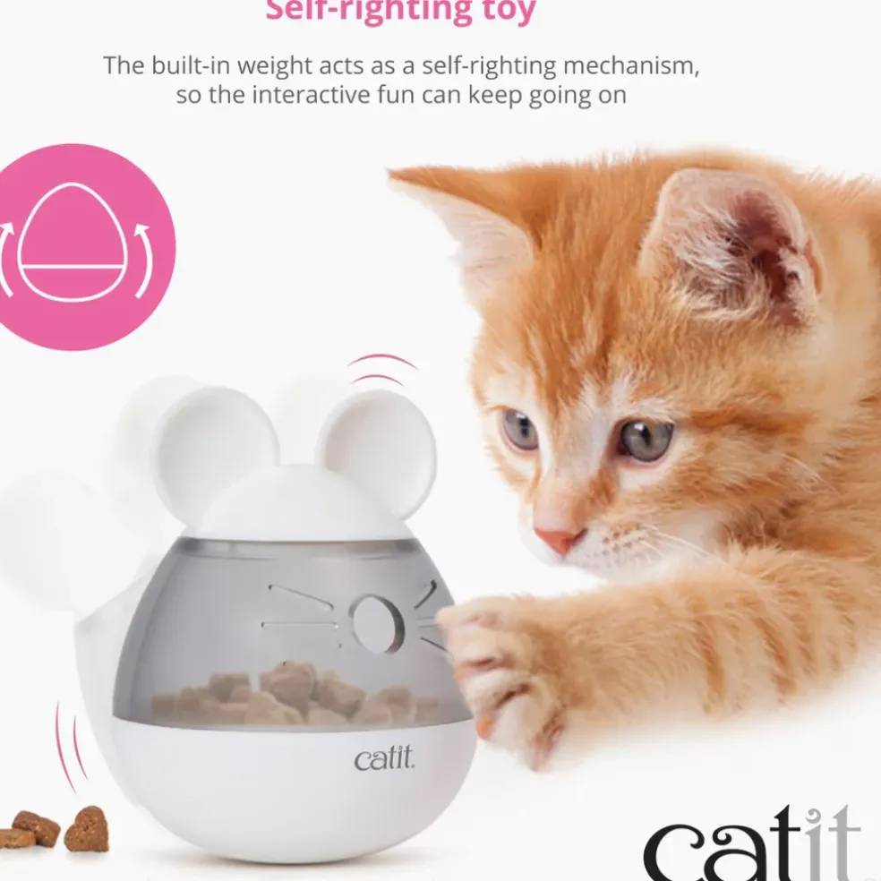 Catit PIXI Mouse Shape Treat Dispenser for Cats