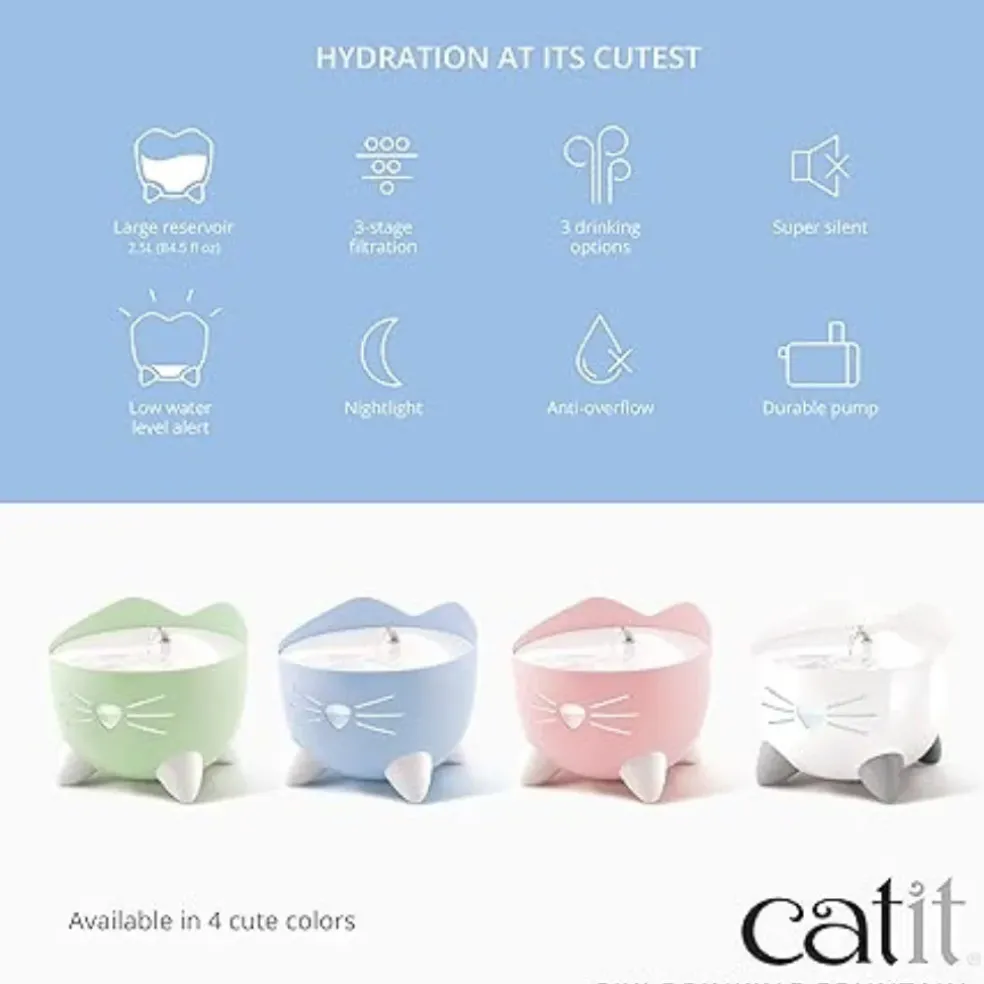 Catit PIXI Smart Drinking Water Fountain For Cats
