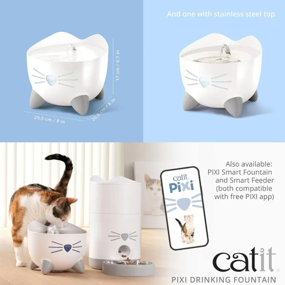 Catit PIXI Smart Drinking Water Fountain For Cats