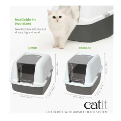 Catit SmartSift Cat Litter Box with Airsift Filter System