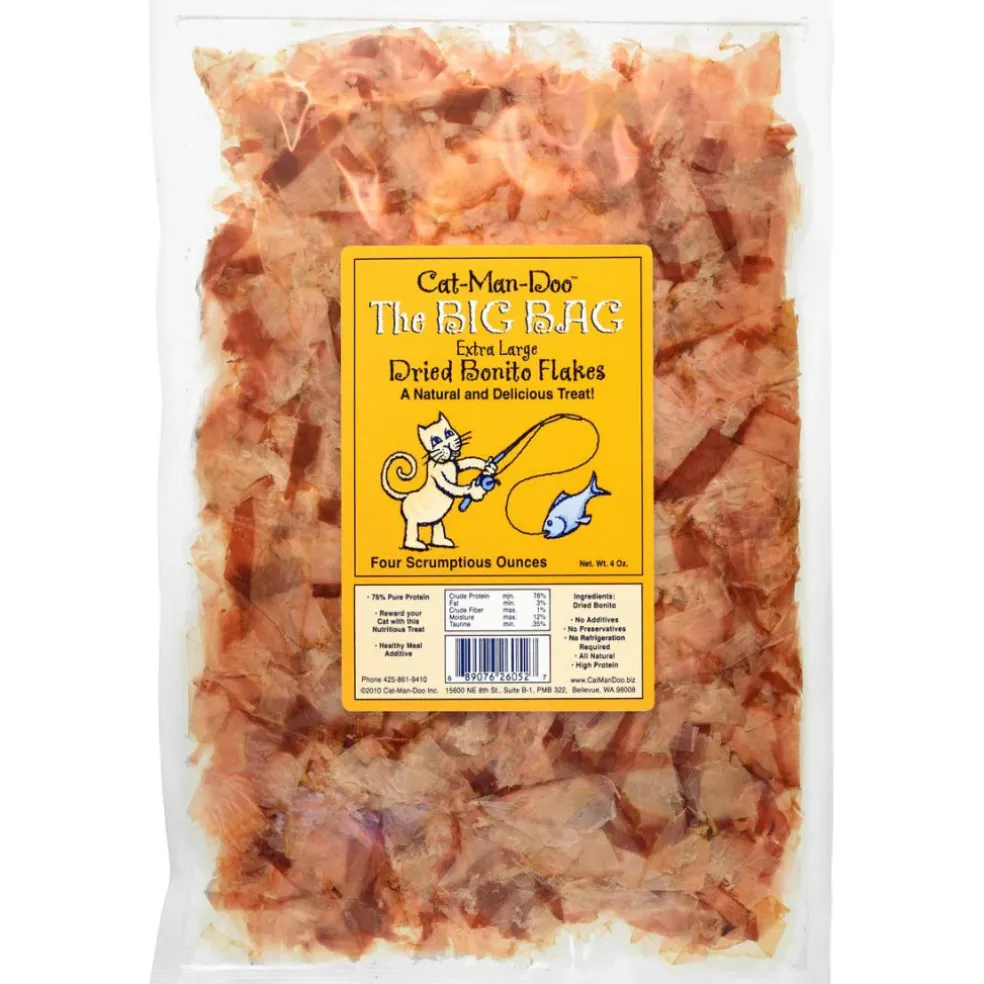 Cat-Man-Doo Extra Large Bonito Flakes Treats For Cats & Dogs