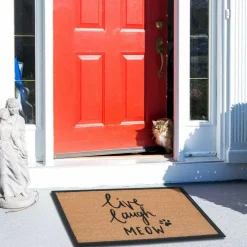 4 Cats & Dogs Wag Your Tail Rectangular Entrance Mat