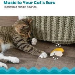 Catstages Banana Cat Dental Chew Toy with Catnip