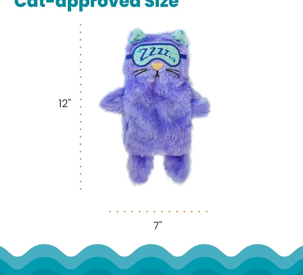 Catstages Purr Pillow Plush Cat Toy, Violet
