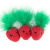 Catstages Straw-Babies Catnip Dental Cat Toys- 3 count
