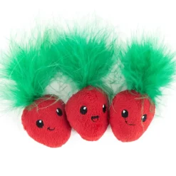 Catstages Straw-Babies Catnip Dental Cat Toys- 3 count
