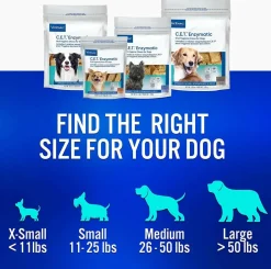 C.E.T. Enzymatic Dental Chews for Large Dogs Over 50 lbs