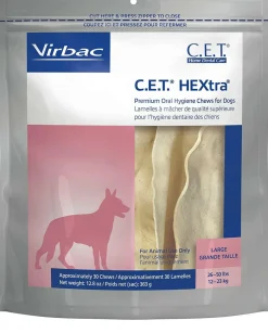 C.E.T. HEXtra Dental Chews for Medium Dogs 26-50 lbs