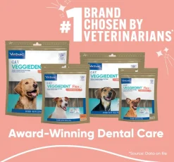 C.E.T. VeggieDent Flex + Joint Health for Extra Small Dogs Under 11 lbs