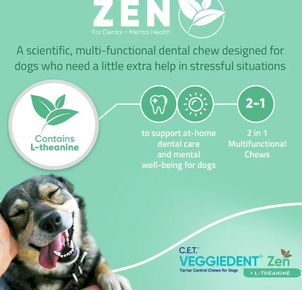C.E.T. VeggieDent Zen for Extra Small Dogs Under 11 lbs