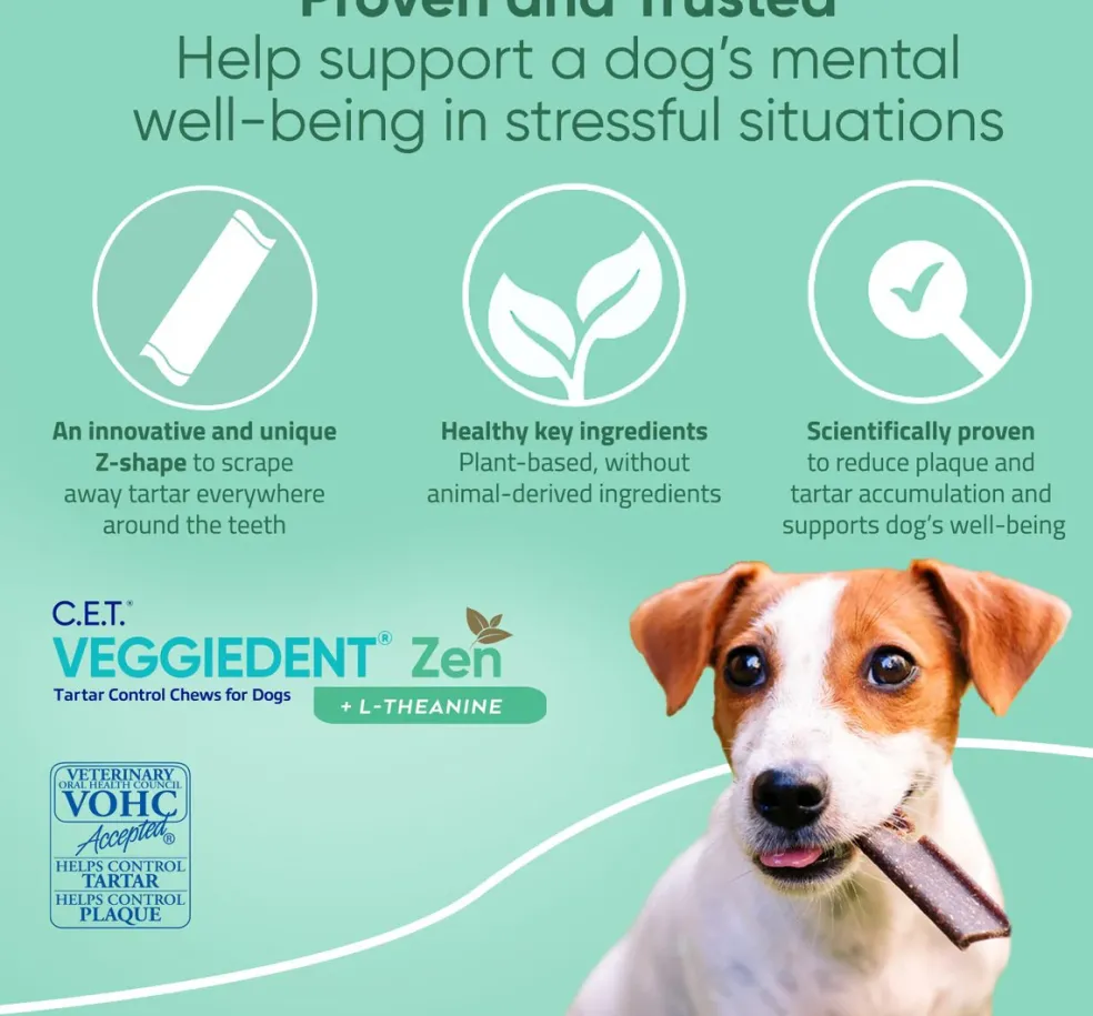 C.E.T. VeggieDent Zen for Extra Small Dogs Under 11 lbs
