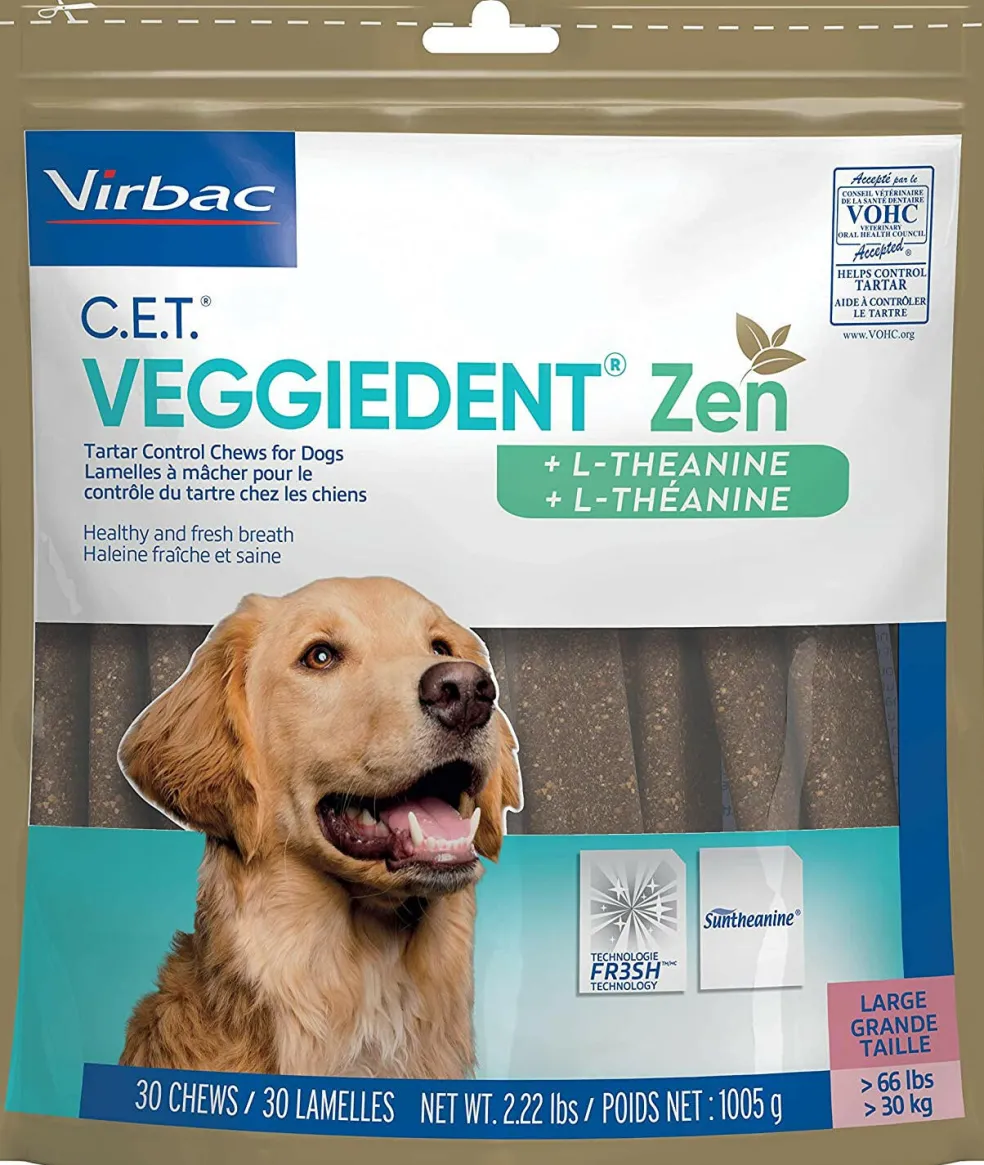 C.E.T. VeggieDent Zen for Large Dogs Over 66 lbs