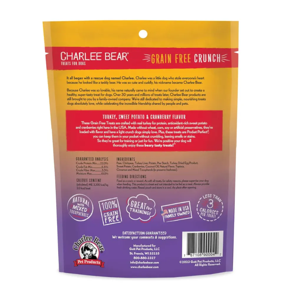Charlee Bear Grain Free Crunch Dog Treats (8 oz)