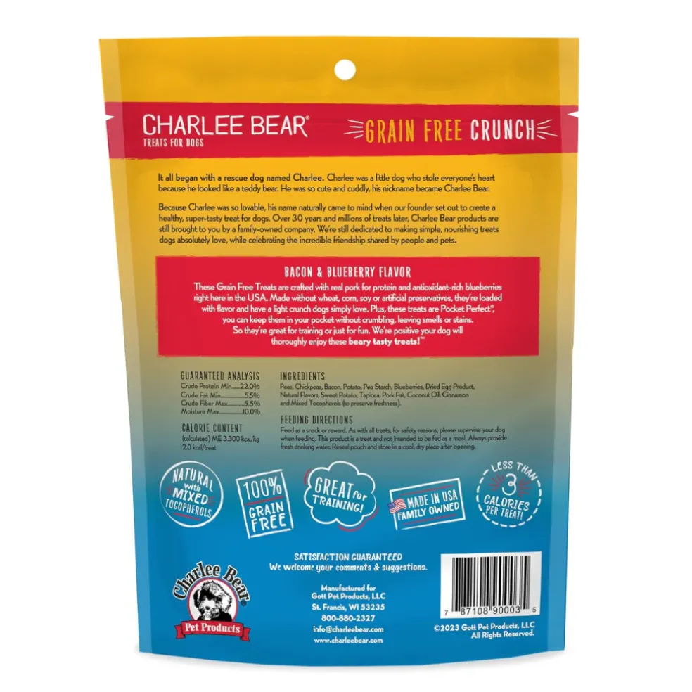 Charlee Bear Grain Free Crunch Dog Treats (8 oz)