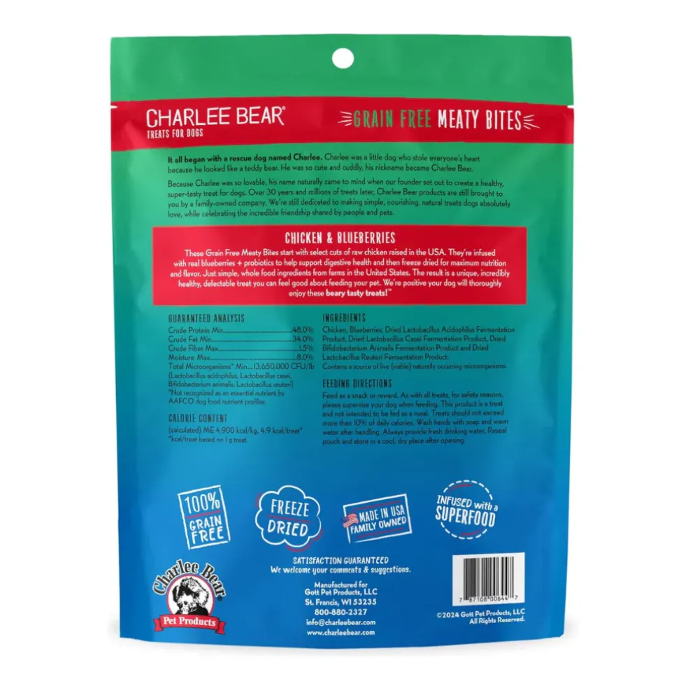 Charlee Bear Meaty Bites Dog Treats (2.25 oz)