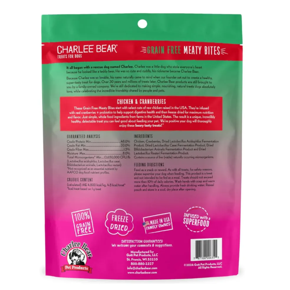Charlee Bear Meaty Bites Dog Treats (2.25 oz)